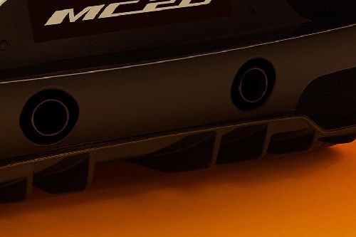 Exhaust Pipe of Maserati MC20