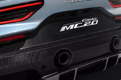 Exhaust Pipe of Maserati MC20 Cielo