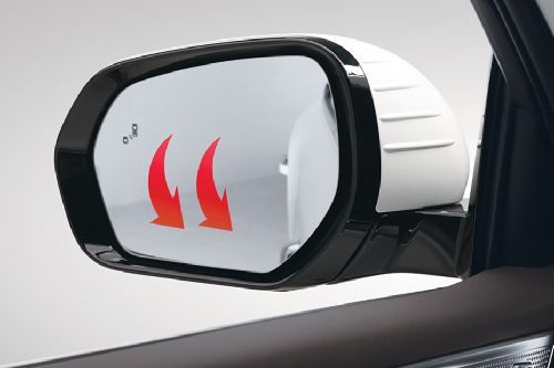 KG MOBILITY Rexton Drivers Side Mirror Rear Angle
