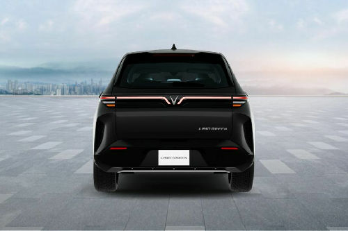 Full Rear View of VinFast Limo Green