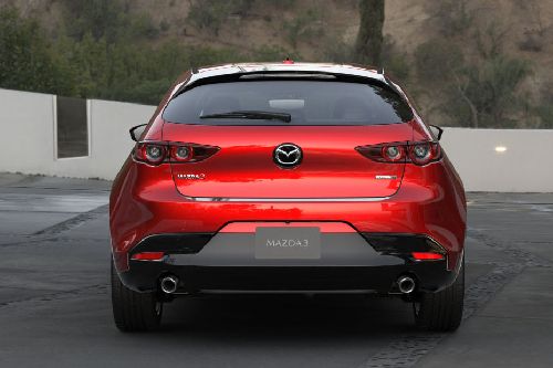 Full Rear View of Mazda 3 Hatchback