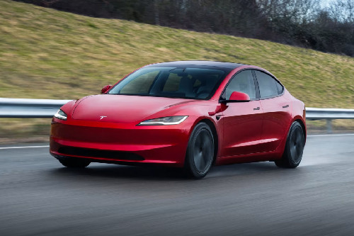 Tesla Model 3 Front Side View