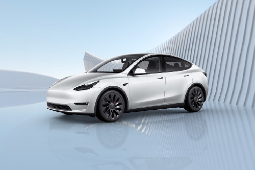 Tesla Model Y Front angle low view