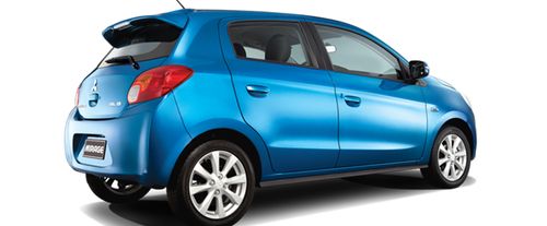 Mirage (2012-2014) Rear angle view