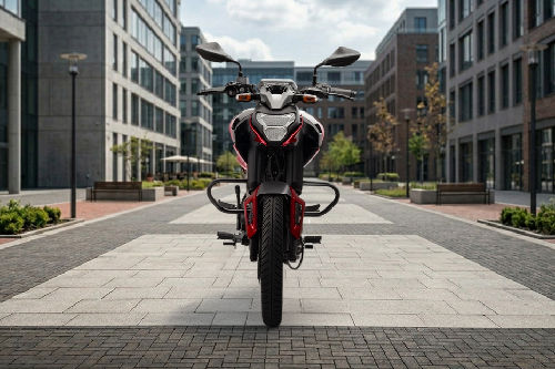 Bajaj Pulsar N125 Front View Full Image