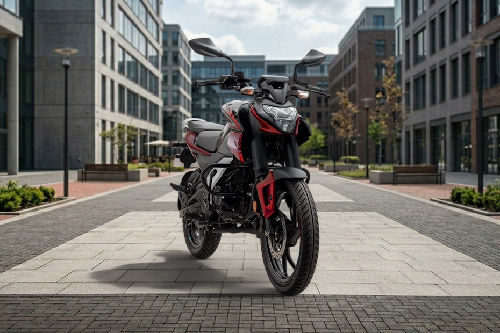 Bajaj Pulsar N125 Slant Rear View Full Image