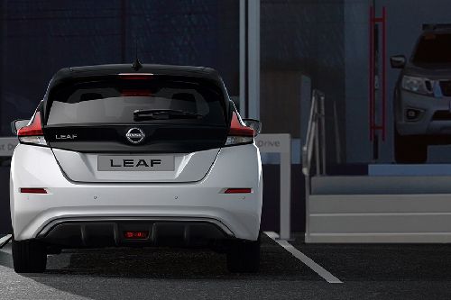 Full Rear View of Nissan Leaf