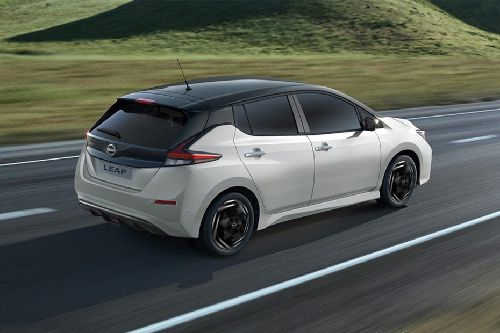 Rear Medium View of Nissan Leaf