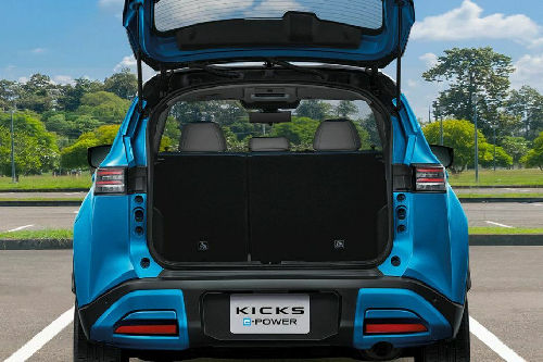 Trunk Open Closer View of Kicks e-POWER
