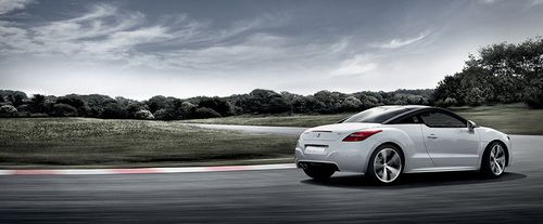RCZ Rear angle view