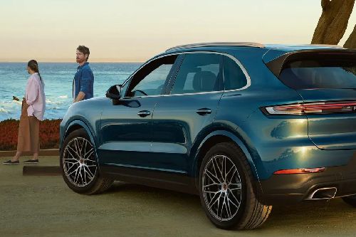 Porsche Cayenne Drivers Side Mirror Rear Angle