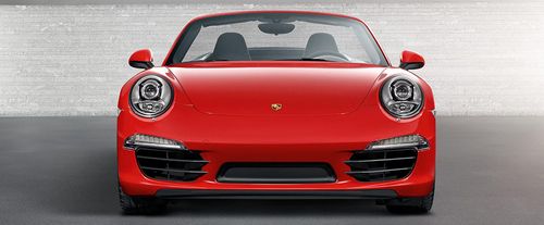 Full Front View of 911 Carrera Cabriolet