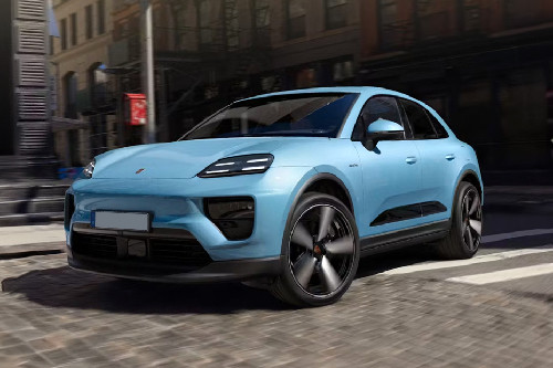 Porsche Macan Electric Front Angle High View