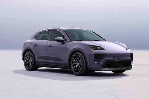 Porsche Macan Electric Front Cross Side View