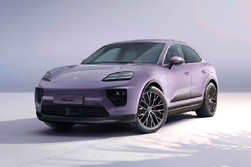 Macan Electric Tilted Front View