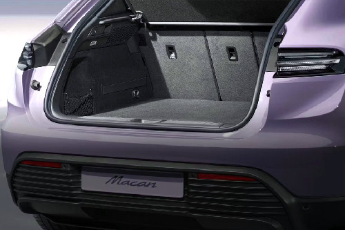 Trunk Open Closer View of Macan Electric