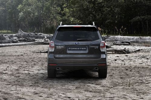 Full Rear View of Subaru Forester (2013-2018)