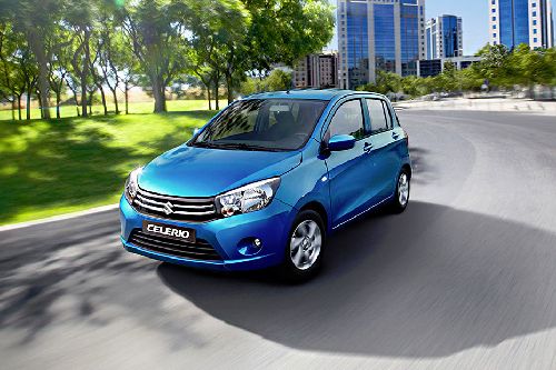 Celerio Front angle low view