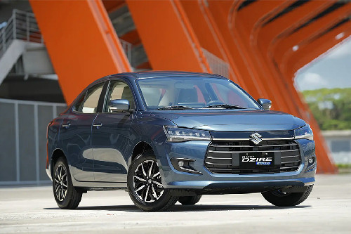 Dzire Hybrid Front deep low Angle View