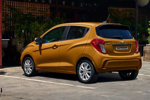 Rear Cross Side View of Chevrolet Spark