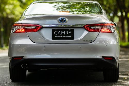 Full Rear View of Toyota Camry