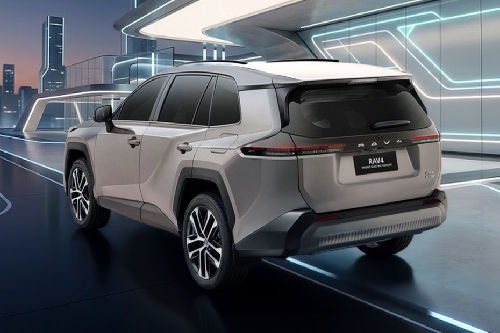 Rear Cross Side View of Toyota RAV4