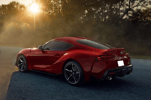 GR Supra Rear Low Angle View