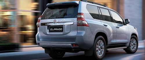 Prado Rear angle view