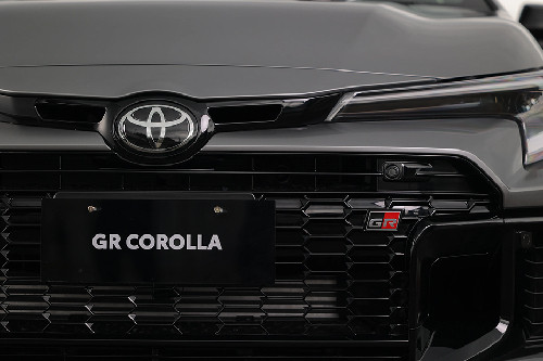 GR Corolla Grille View