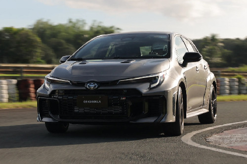 GR Corolla Tilted Front View