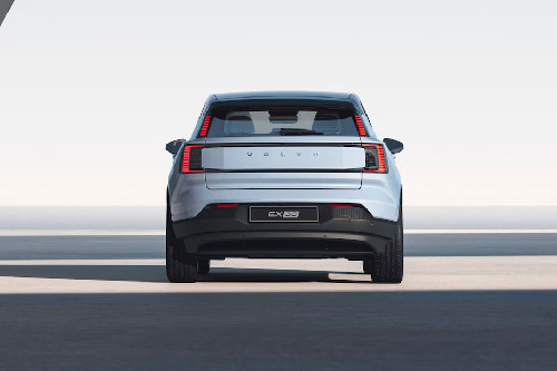 Full Rear View of Volvo EX30