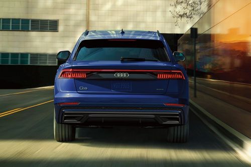 Full Rear View of Audi Q8