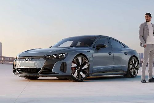 E-tron GT Front deep low Angle View