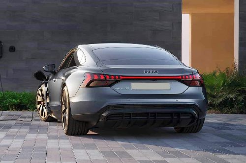 Rear Cross Side View of Audi E-tron GT