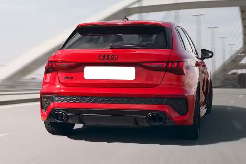 Rear Medium View of Audi RS 3 Sportback