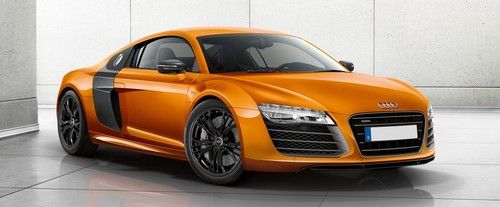 Audi R8 Front Cross Side View