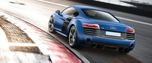 R8 Rear Low Angle View