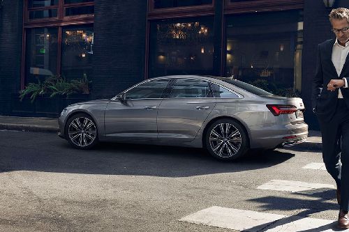 A6 Sedan Rear Low Angle View