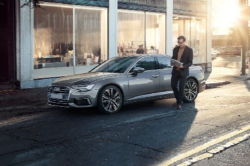 A6 Sedan Tilted Front View