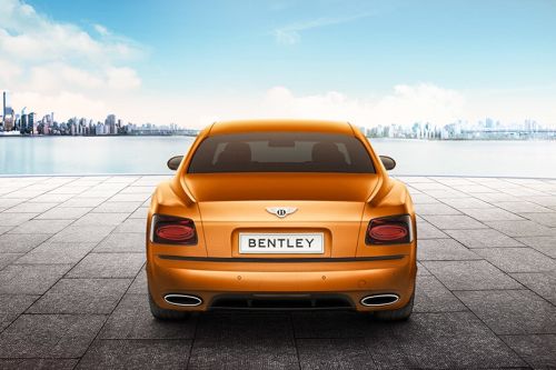 Full Rear View of Bentley Flying Spur