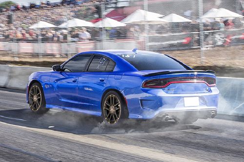 Rear Medium View of Dodge Charger