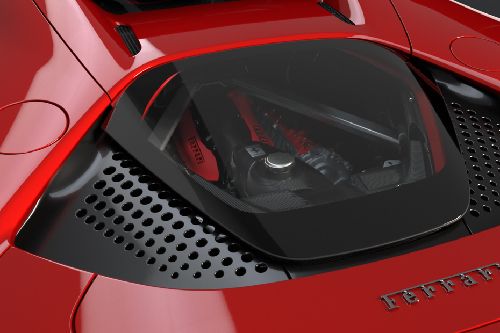 Gas Cap Open of SF90 Stradale