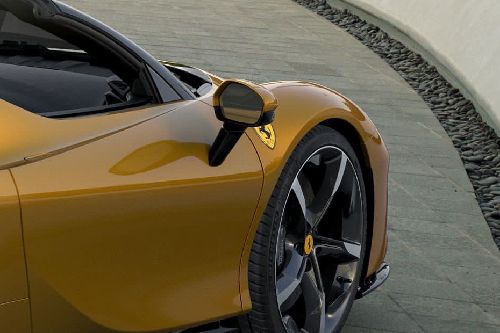 Ferrari SF90 Spider Drivers Side Mirror Rear Angle