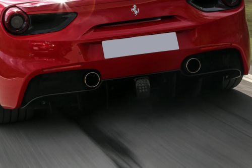 Exhaust Pipe of Ferrari 488 Spider