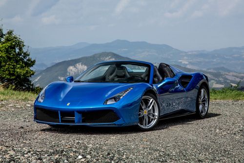 488 Spider Front angle low view