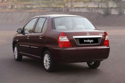 Rear Cross Side View of Tata Indigo
