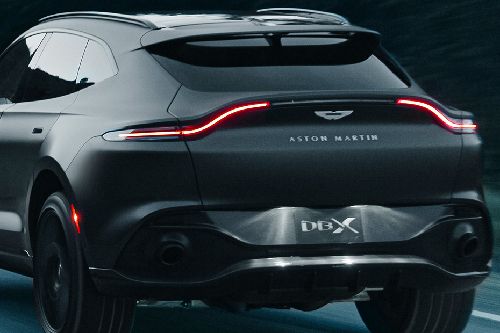 Rear Cross View of Aston Martin DBX