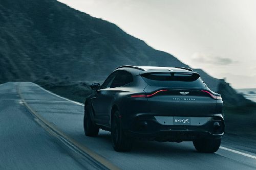 Rear Medium View of Aston Martin DBX 707