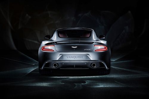 Full Rear View of Aston Martin Vanquish
