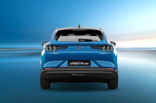 Full Rear View of Ford Mustang Mach-E
